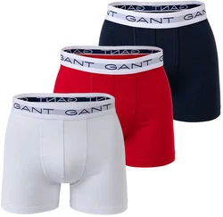 GANT Herren Boxer Shorts 3er Pack Boxer Briefs  Mehrfarbig