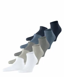Esprit Sneakersocken Solid Mix 5er Pack Blau