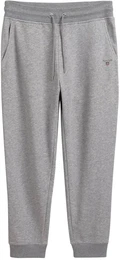 Herren Sweathose - Jogginghose, Pants, Loopback, Baumwoll-Mix, Logo Grau 3XL