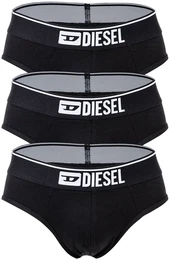 Herren Slips, 3er Pack - UMBR-ANDRETHREEPACK, Briefs, Cotton Stretch, einfarbig Schwarz S