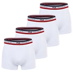 FILA Herren Boxer Shorts Multipack Logobund Cotton Stretch Wei