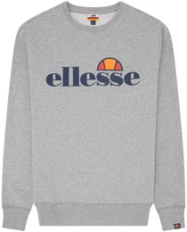 Herren Sweatshirt SUCCISO - Sweater, Rundhals, Langarm, Logo-Print Grau L