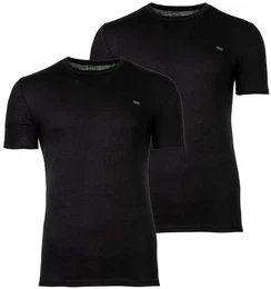 Herren T-Shirt 2er Pack - UMTEE-RANDAL-TUBE, Rundhals, kurzarm, Logo Schwarz M