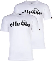 Ellesse Herren T-Shirt FUENTI (2er Pack) Weiß