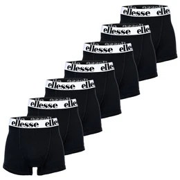 Herren Boxer Shorts, 7er Pack - Yema 7 Pack Boxer Shorts, Logo, Cotton Stretch Schwarz/Wei L