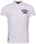 Superdry Herren Poloshirt Vintage Superstate Kurzarm Weiß