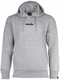 Herren Hoodie, PERSHUTA - Sweatshirt, Kapuze, Tasche, Logo, lang, einfarbig Grau S