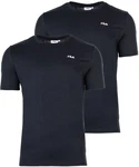 FILA Herren T-Shirt BROD Tee (2er Pack) Schwarz