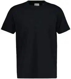 Herren T-Shirt - REG TONAL SHIELD T-SHIRT, Rundhals, Baumwolle, Stickerei Schwarz 2XL