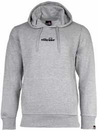 Herren Hoodie, PERSHUTA - Sweatshirt, Kapuze, Tasche, Logo, lang, einfarbig Grau M