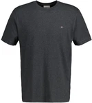 GANT Herren T-Shirt REGULAR SHIELD Anthrazit/grau