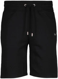 Herren Sweatshorts - REGULAR SHIELD, Jogging Pants, kurz, Cotton-Mix, Logo Schwarz L