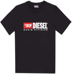 Herren T-Shirt - T-DIEGOR-DIV HEMD, Baumwolle, Rundhals, Logo, kurz, einfarbig Schwarz S
