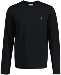Gant Langarmshirt REG SHIELD LS T-SHIRT Dunkelblau/Blau/Schwarz/Dunkelgrau