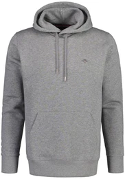 Herren Hoodie - REGULAR SHIELD HOODIE, Kapuzen-Sweatshirt, Baumwoll-Mix Grau M