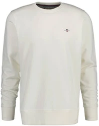 Gant Sweatshirt REGULAR SHIELD C-NECK SWEAT Ecru