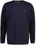 Gant Sweatshirt Regular Shield C-Neck Sweat Blau