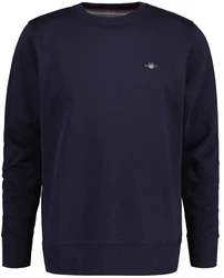Gant Sweatshirt Regular Shield C-Neck Sweat Blau