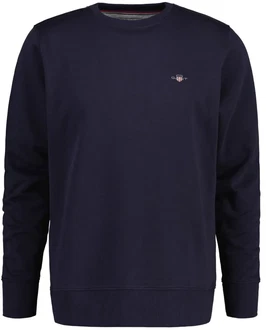 Gant Sweatshirt Regular Shield C-Neck Sweat Blau