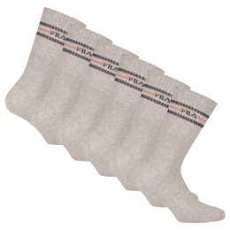 Unisex Socken, 6er Pack - Strmpfe, Street, Lifesyle, Sport (2x 3 Paar) Grau 39-42