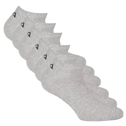 FILA Unisex Sneaker Socken (6er Pack) Grau