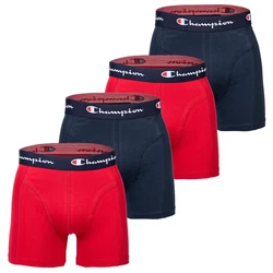 Champion Herren Boxershorts 4er Pack Marine/Rot