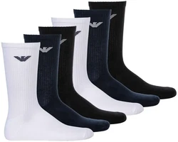 Emporio Armani Sportsocken 6er Pack - Sporty Medium Socks Mehrfarbig