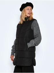 Noisy May Dámská vesta Dalcon Černá/Tmavě šedá Noisy May Dámská vesta Dalcon Černá/Tmavě šedá