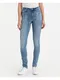 Modr dmsk slim fit dny ICHI Erin