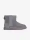 Šedé dámské semišové sněhule UGG Classic Mini Side Logo