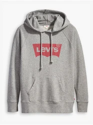 Levi's dámská mikina s kapucí světle šedá Levi's dámská mikina s kapucí světle šedá