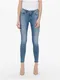 Modr dmsk skinny fit dny s vyisovanm efektem ONLY Blush
