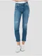 Modr dmsk zkrcen slim fit dny s potrhanm efektem Replay