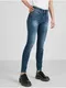 Tmav modr dmsk skinny fit dny s vyisovanm efektem Guess
