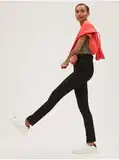 Červené high waist džíny image