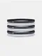 Sada esti sportovnch elenek v ed a ern barv Under Armour UA HTR Mini Headband 6PK