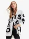 ?erno-krémový dámský kardigan Desigual Ivet