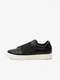 Černé dámské kožené slip on tenisky Calvin Klein