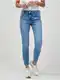 Svtle modr zkrcen skinny fit dny ORSAY