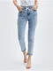 Svtle modr dmsk slim fit dny ORSAY