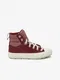 Vínové dámské kotníkové tenisky Converse