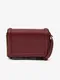 Vínová dámská kožená crossbody kabelka Diesel