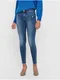 Modr dmsk skinny fit dny s potrhanm efektem ONLY Wauw