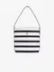 Modro-krmov dmsk pruhovan kabelka Tommy Hilfiger