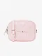 Světle růžová dámská vzorovaná crossbody kabelka Tommy Jeans