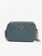 Modrá dámská crossbody kabelka Guess Noelle Crossbody Camera