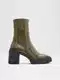 Khaki dmsk kotnkov boty Aldo Upstage