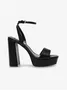Černé Steve Madden Sandály na Podpatku image