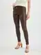 Tmav hnd dmsk koenkov skinny fit kalhoty ORSAY