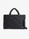 Černá dámská velká textilní taška Calvin Klein Jeans Puffy Aop Tote